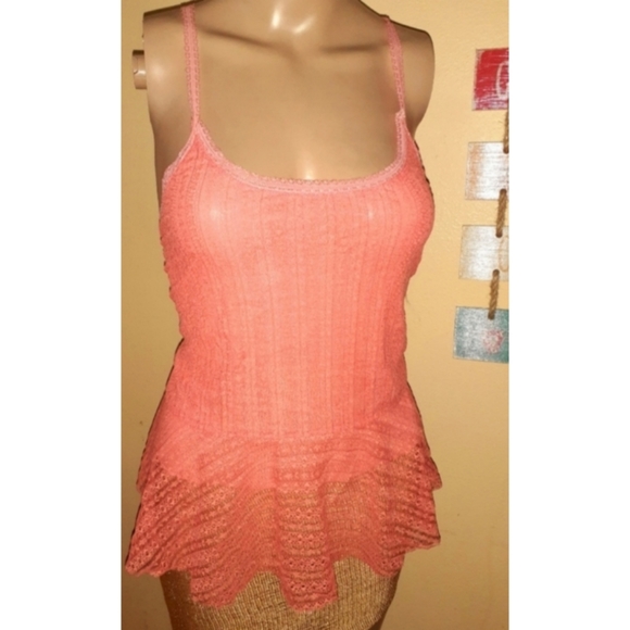 Buffalo David Britton Lace Raceback Halter Top - Picture 1 of 8